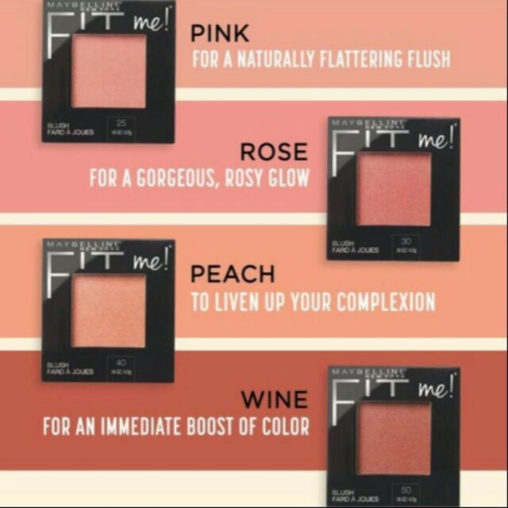 3 for $15✨ Maybelline fit me “pink” blush